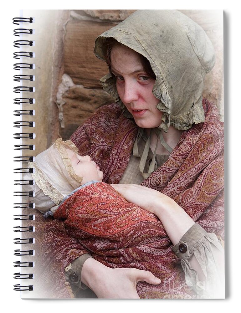 Ragged Victorians Spiral Notebook featuring the photograph Ragged Victorians 3 by David Birchall