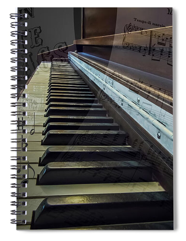 2d Spiral Notebook featuring the photograph Ragtime by Brian Wallace