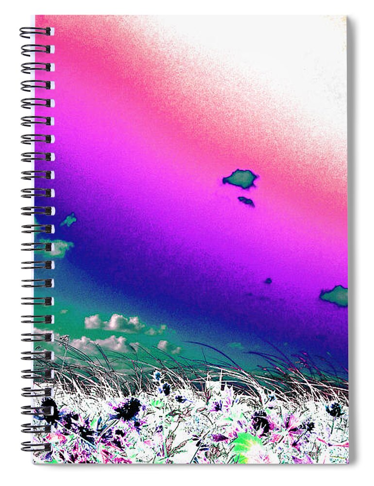 Rainbow Spiral Notebook featuring the photograph Rainbow borealis by Susan Baker