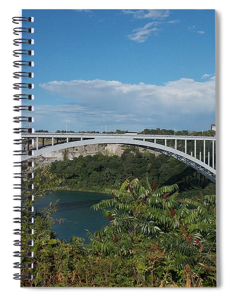 Rainbow Spiral Notebook featuring the photograph Rainbow Bridge 1 by Nina Kindred