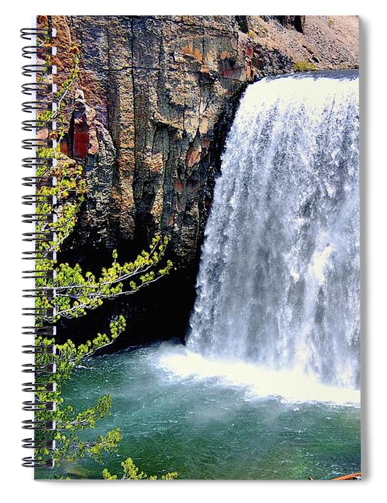 California Spiral Notebook featuring the photograph Rainbow Falls 9 by Joe Lach