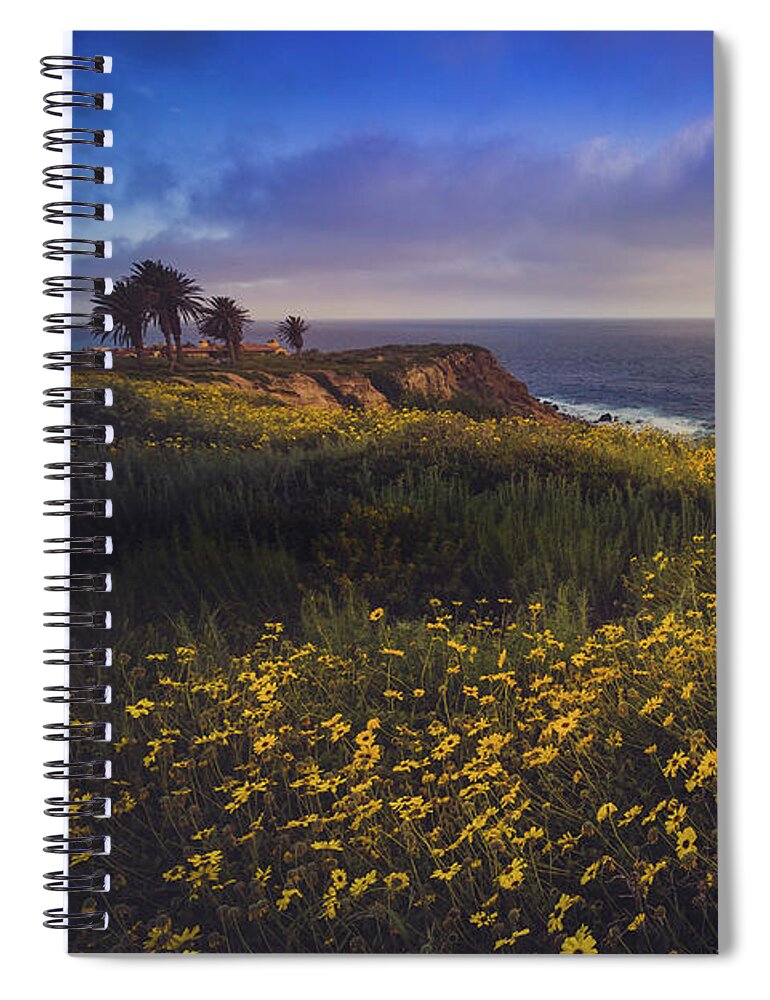Bloom Spiral Notebook featuring the photograph Rancho Palos Verdes Super Bloom by Andy Konieczny