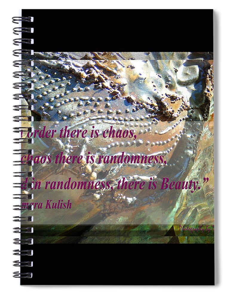 Tamara Kulish Spiral Notebook featuring the photograph Randomness of Life by Tamara Kulish
