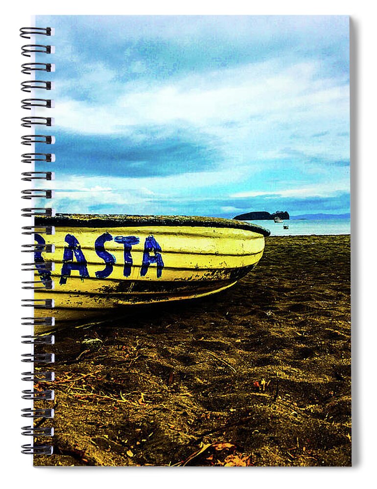 Costa Rica Spiral Notebook featuring the photograph Rasta by D Justin Johns