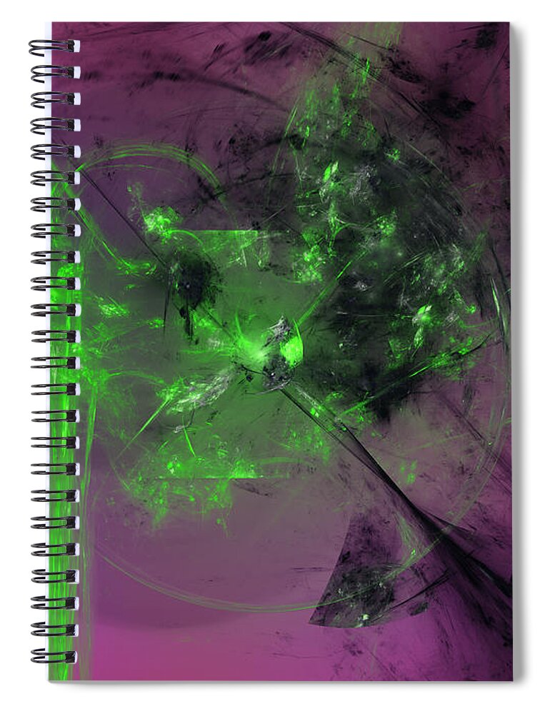 Art Spiral Notebook featuring the digital art Ready For Action by Jeff Iverson