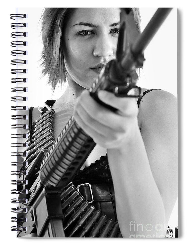 Artistic Spiral Notebook featuring the photograph Ready for Anything by Robert WK Clark