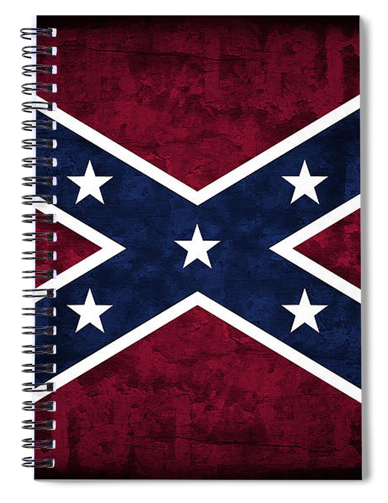 Rebel Flag Spiral Notebook