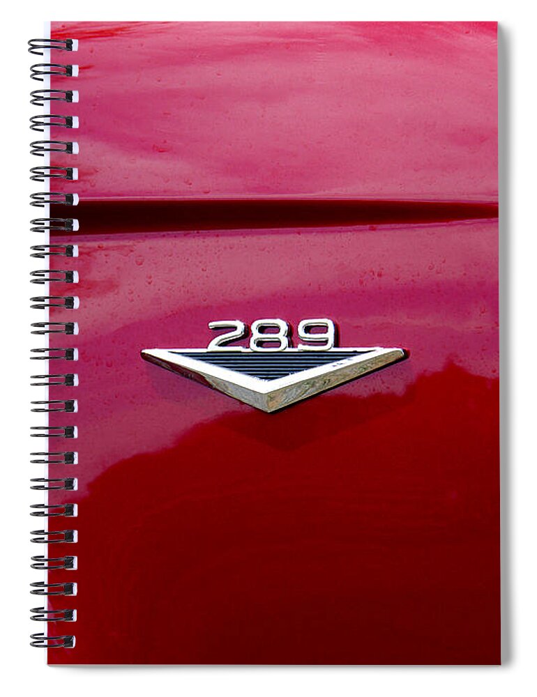 Richard Reeve Spiral Notebook featuring the photograph Red Bronco 289 by Richard Reeve