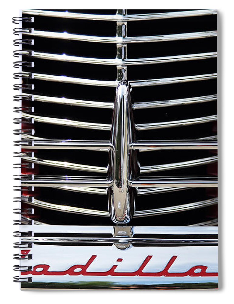 Transportation Spiral Notebook featuring the photograph Red Cad by Dennis Hedberg
