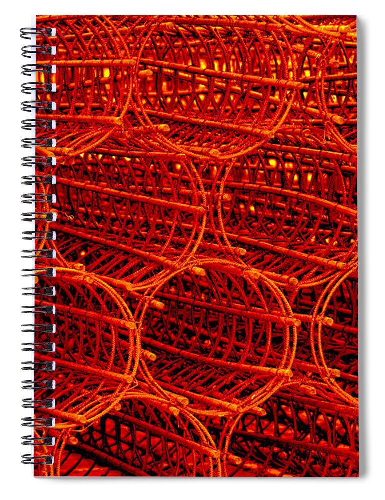 Texas Spiral Notebook featuring the photograph Red Hot by Erich Grant