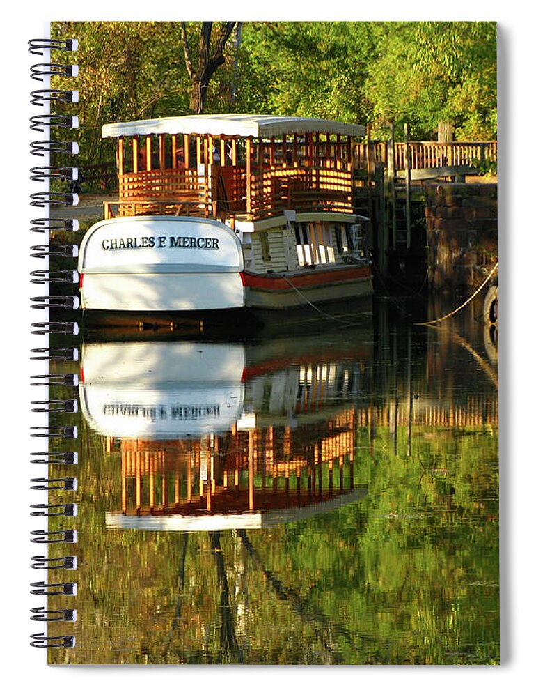 Great Falls Spiral Notebook featuring the photograph Reflection by Agnes Caruso