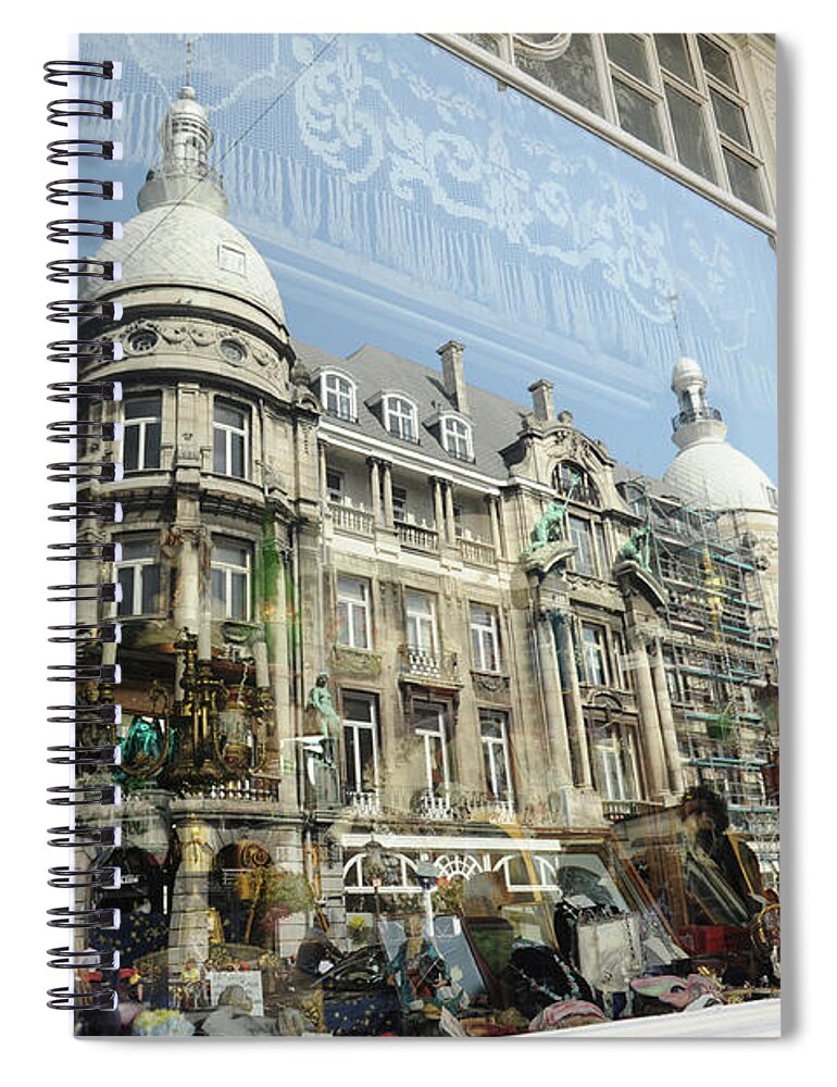 Photograph Spiral Notebook featuring the photograph Reflections of Architecture by Richard Gehlbach