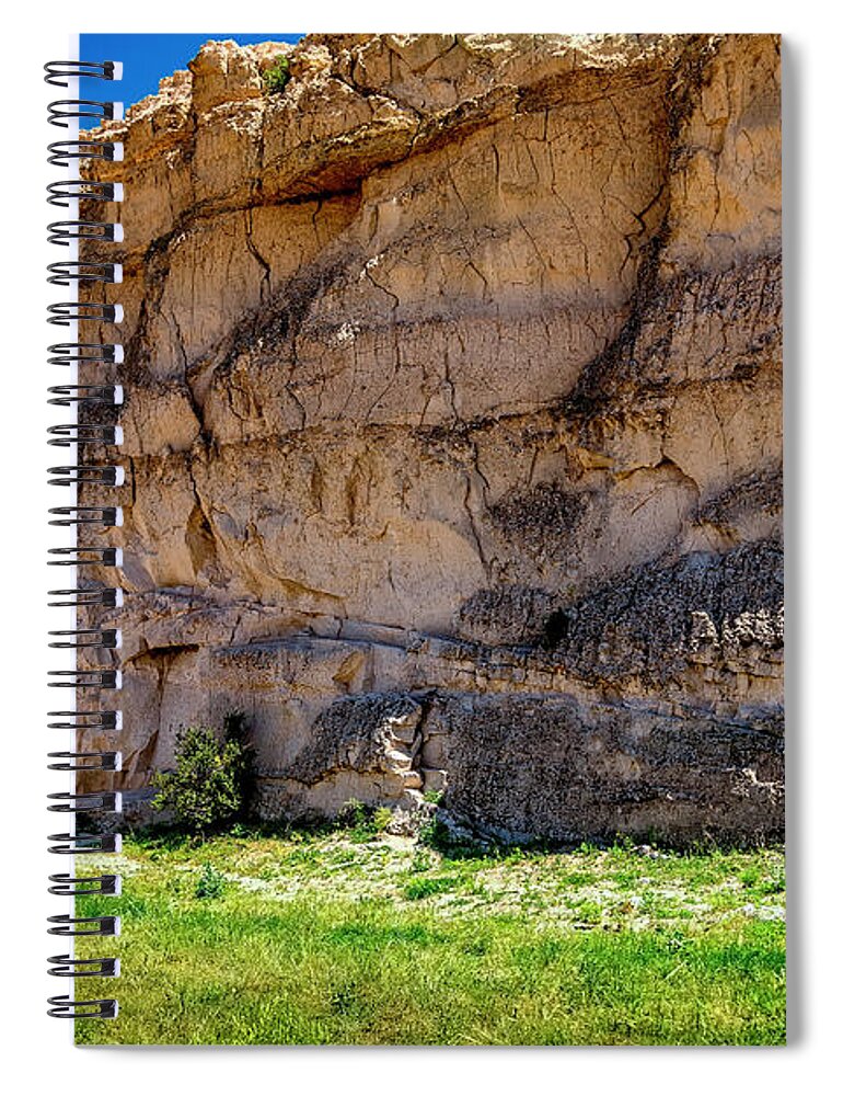 Register Cliff Spiral Notebook featuring the photograph Register Cliff by Jon Burch Photography
