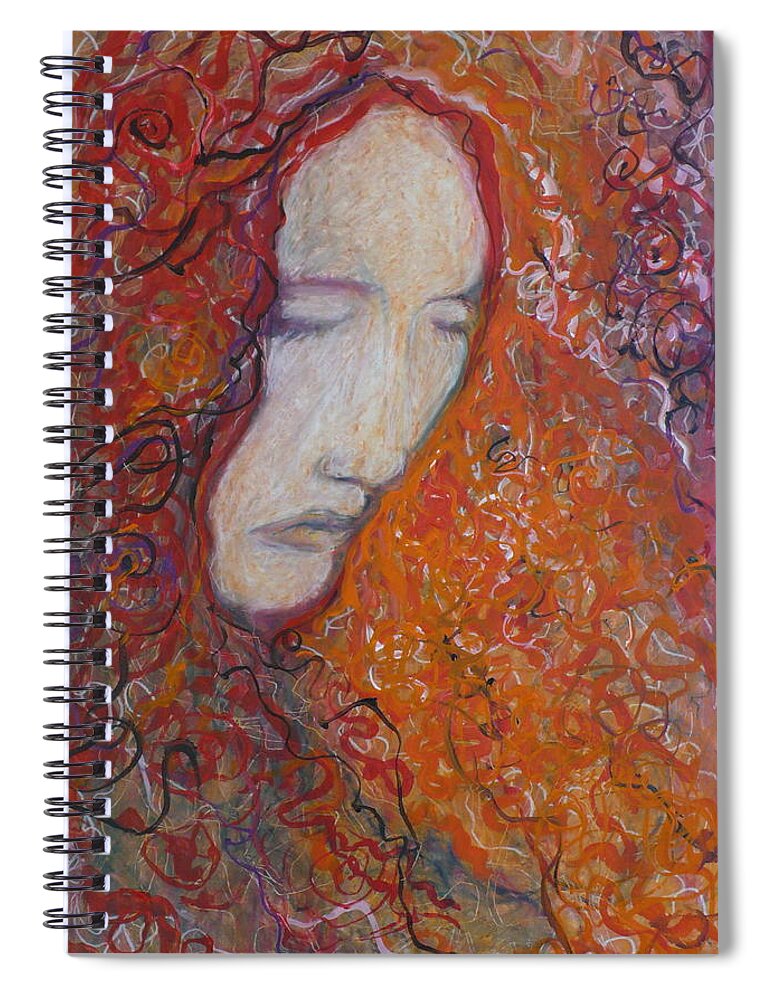 Painting Spiral Notebook featuring the painting Regrets by Todd Peterson