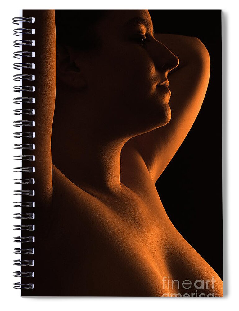 Artistic Photographs Spiral Notebook featuring the photograph Relaxed by Robert WK Clark