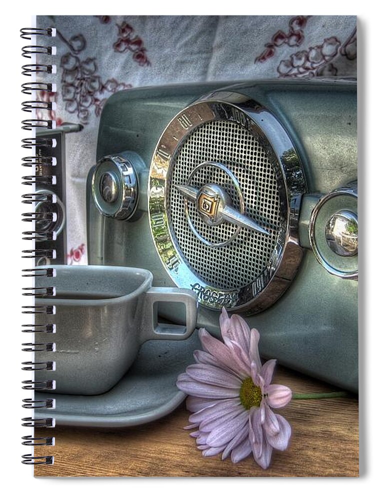 Coffee Spiral Notebook featuring the photograph Remember The Past by Jane Linders