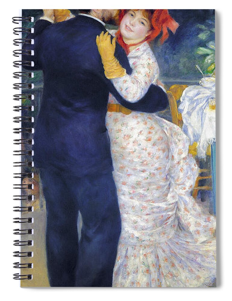 1883 Spiral Notebook featuring the photograph Dancing, 1883 by Pierre August Renoir