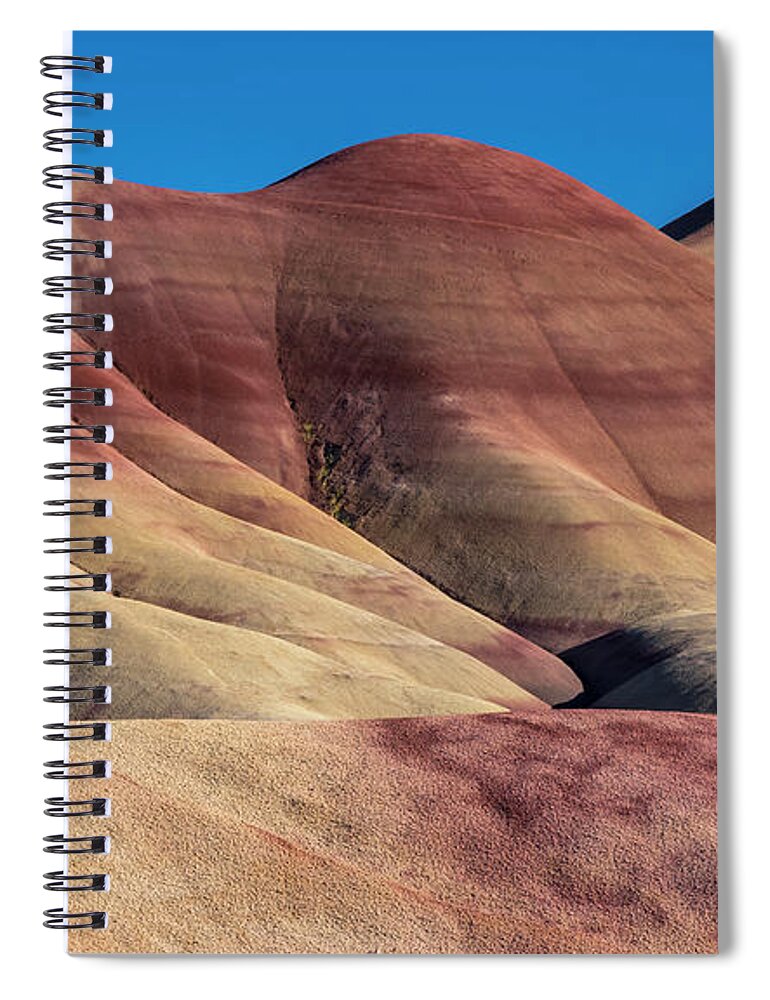 High Desert Spiral Notebook featuring the photograph Ribbons of Color by Steven Clark