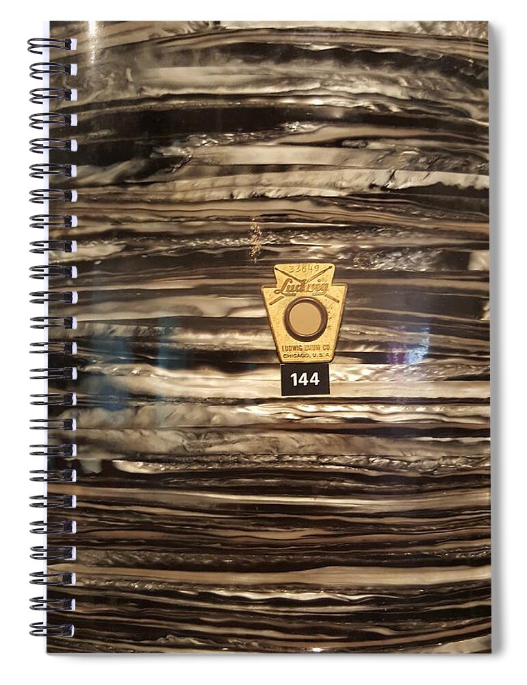 The Beatles Spiral Notebook featuring the photograph Ringo Starr's Drum by Rob Hans