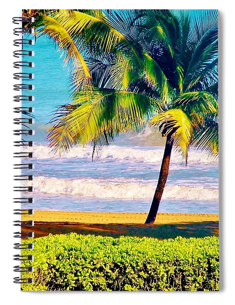 Ocean Spiral Notebook featuring the photograph Rio Mar Hotel View by Eileen Brymer