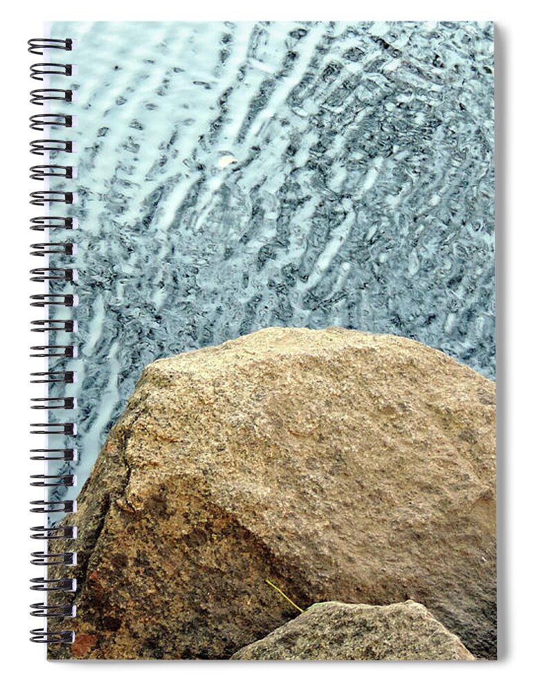 Yosemite Spiral Notebook featuring the photograph Ripples 5 by Eric Forster