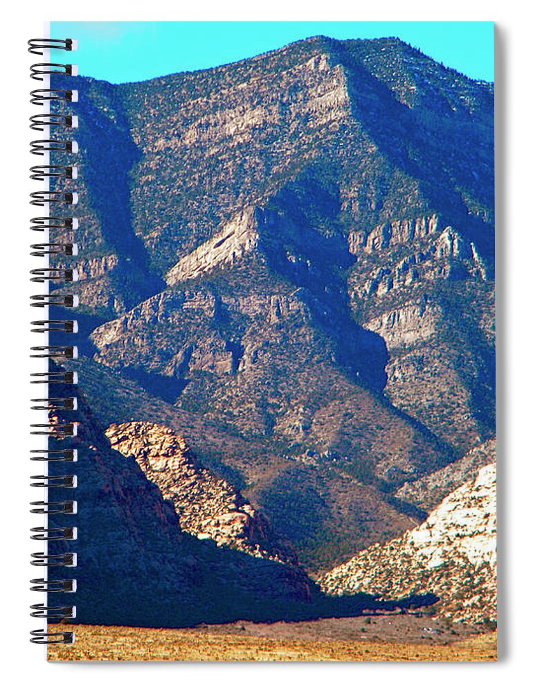 Frank Wilson Spiral Notebook featuring the photograph Rising From The Desert by Frank Wilson