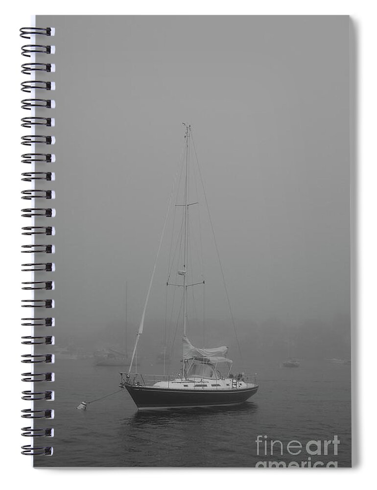 River Spiral Notebook featuring the photograph River Fog by Tom Maxwell