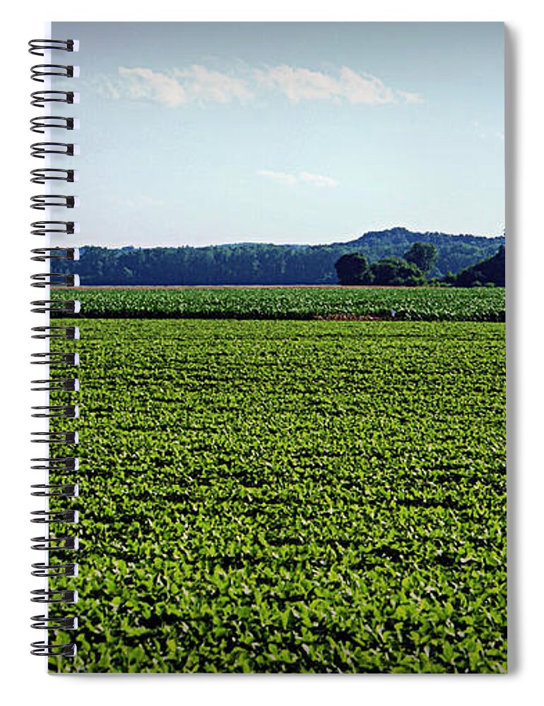 Missouri Spiral Notebook featuring the photograph Riverbottom Farms by Cricket Hackmann