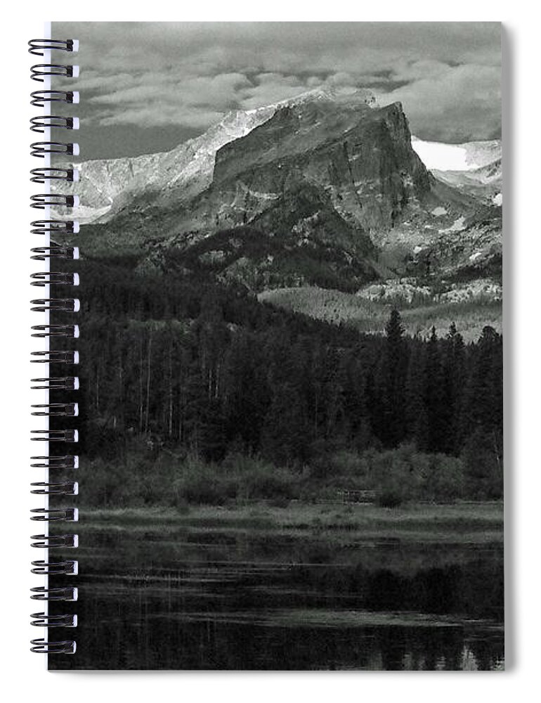 Rocky Mountain National Park Spiral Notebook featuring the photograph RMNP - Infrared 05 by Pamela Critchlow
