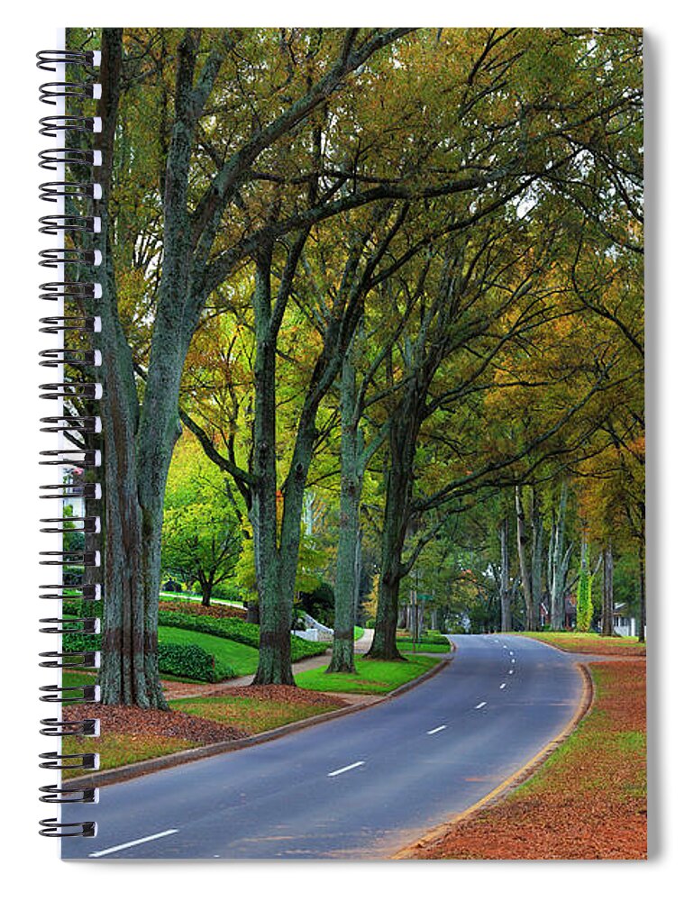 Willow Spiral Notebook featuring the photograph Road in Charlotte by Jill Lang