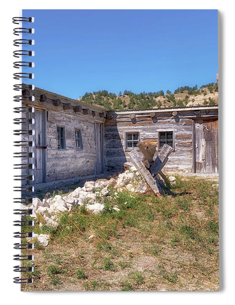 Robidoux Pass Spiral Notebook featuring the photograph Robidoux Trading Post by Susan Rissi Tregoning