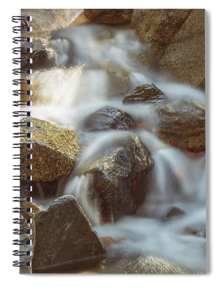 California Spiral Notebook featuring the photograph Rocky Water by Ed Clark