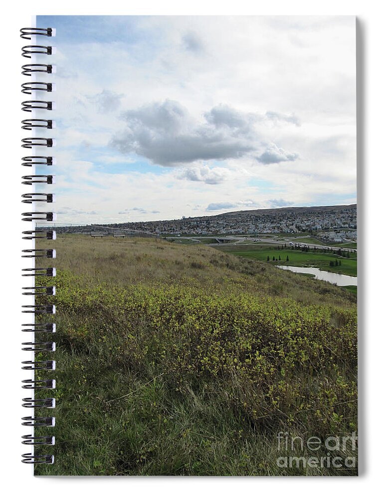 Landscape Spiral Notebook featuring the photograph Rolling Hill by Donna L Munro