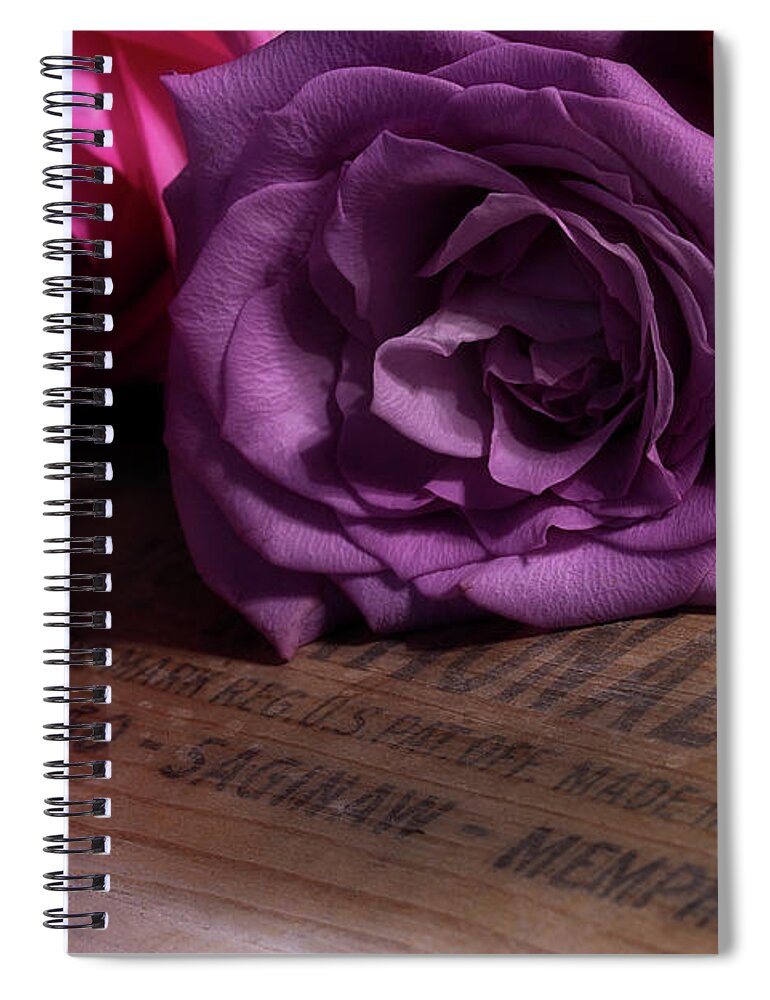 Roses Spiral Notebook featuring the photograph Rose Series 2 by Mike Eingle