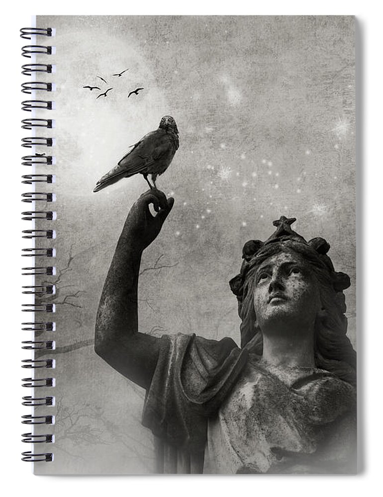 Theresa Tahara Spiral Notebook featuring the photograph Ross Bay Cemetery by Theresa Tahara