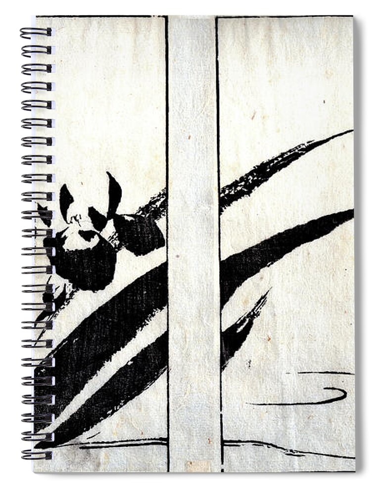  Spiral Notebook featuring the painting Roys Collection 2 by John Gholson