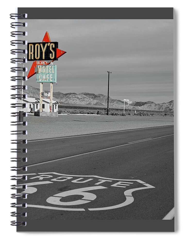 Roys Spiral Notebook featuring the photograph Roy's Color Play by Matthew Bamberg