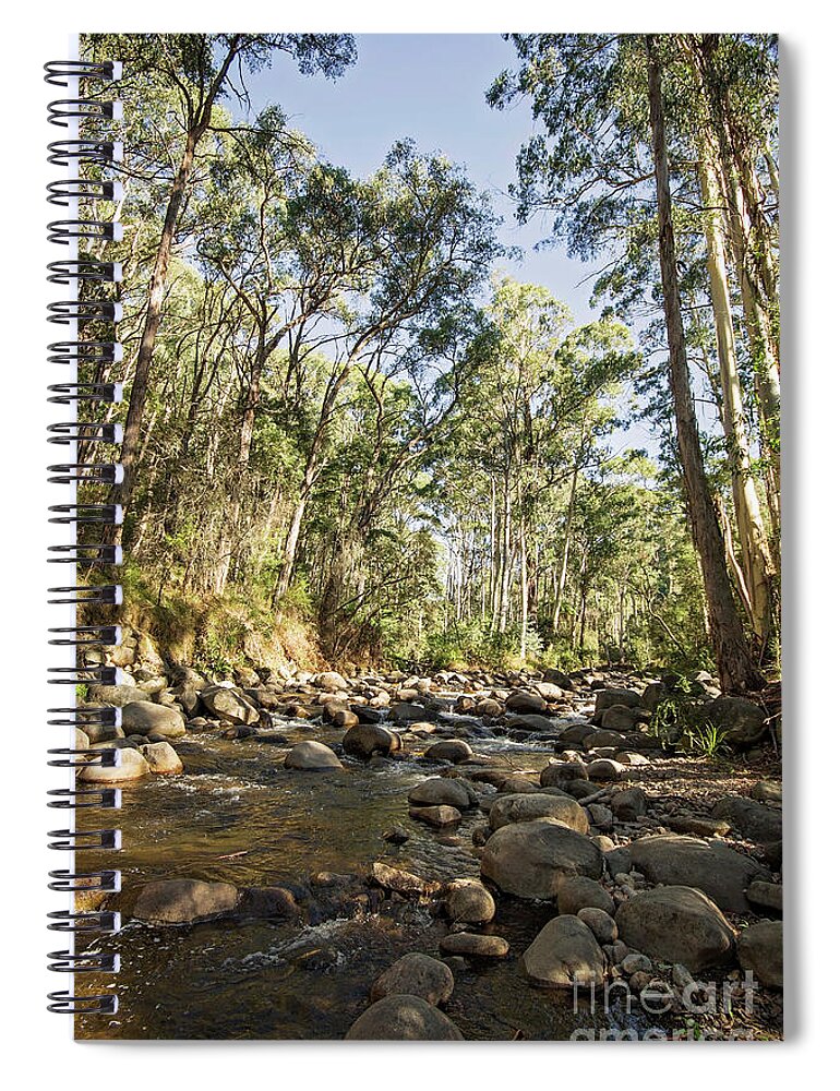 River Spiral Notebook featuring the photograph Rubicon River by Linda Lees