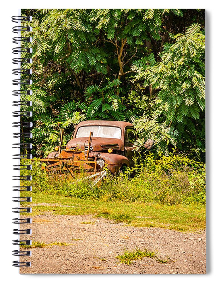 Cars Spiral Notebook featuring the photograph Mountains #4 by Buddy Morrison
