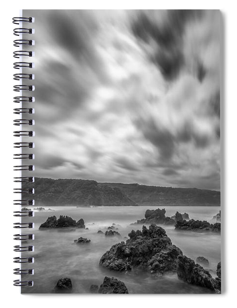 Art Spiral Notebook featuring the photograph Sacred Shore by Jon Glaser