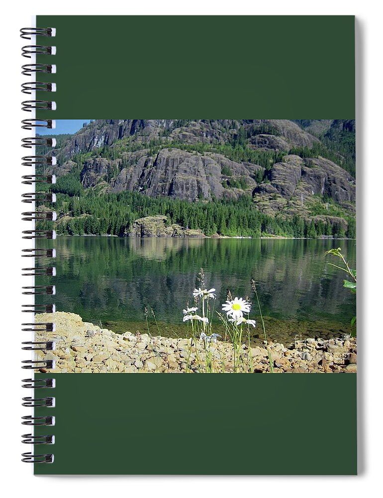 Mountain Spiral Notebook featuring the photograph Sacred Space by 'REA' Gallery