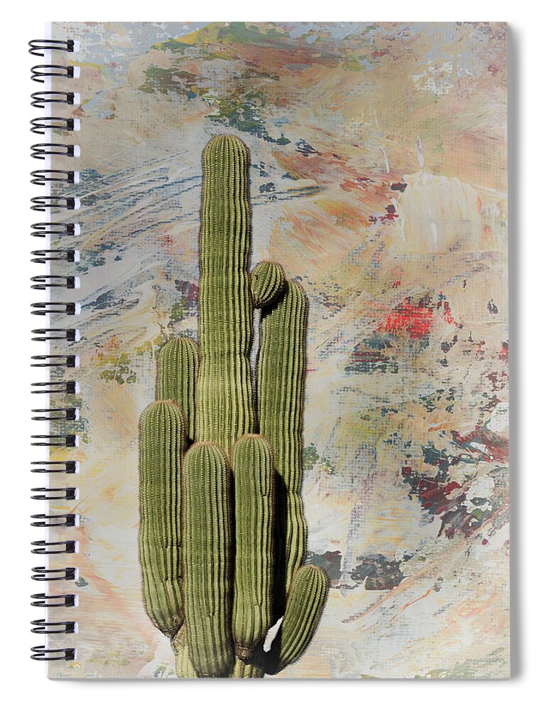Arizona Spiral Notebook featuring the photograph Saguaro Cactus by Jim Thompson
