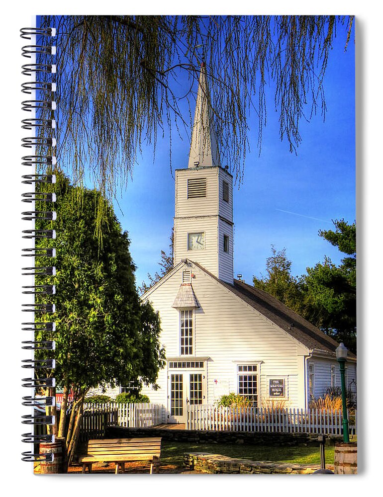 Usa Spiral Notebook featuring the photograph Saint Mathais Angelican Church by Tom Prendergast