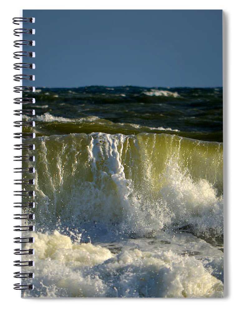 Ocean Spiral Notebook featuring the photograph Salt Sea Air by Dianne Cowen Cape Cod Photography