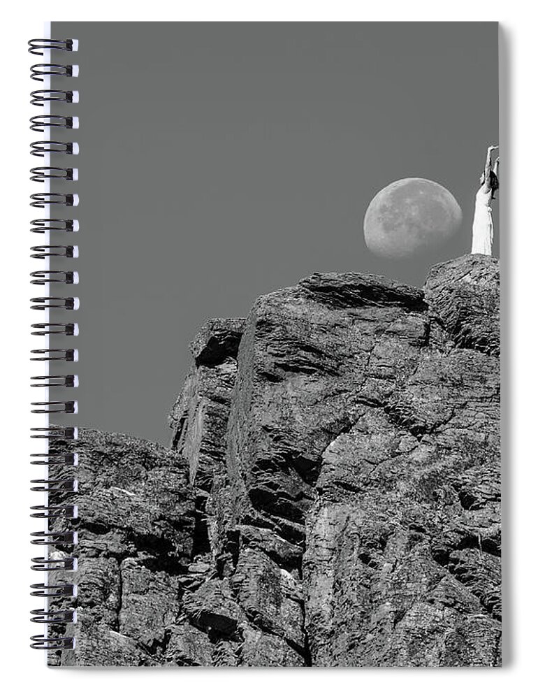 Usa Spiral Notebook featuring the photograph Salutation by Martin Gollery