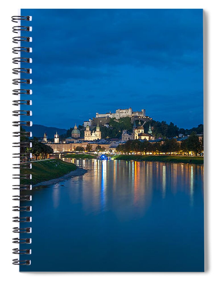 Alps Spiral Notebook featuring the photograph Salzburg, Austria by Brenda Jacobs