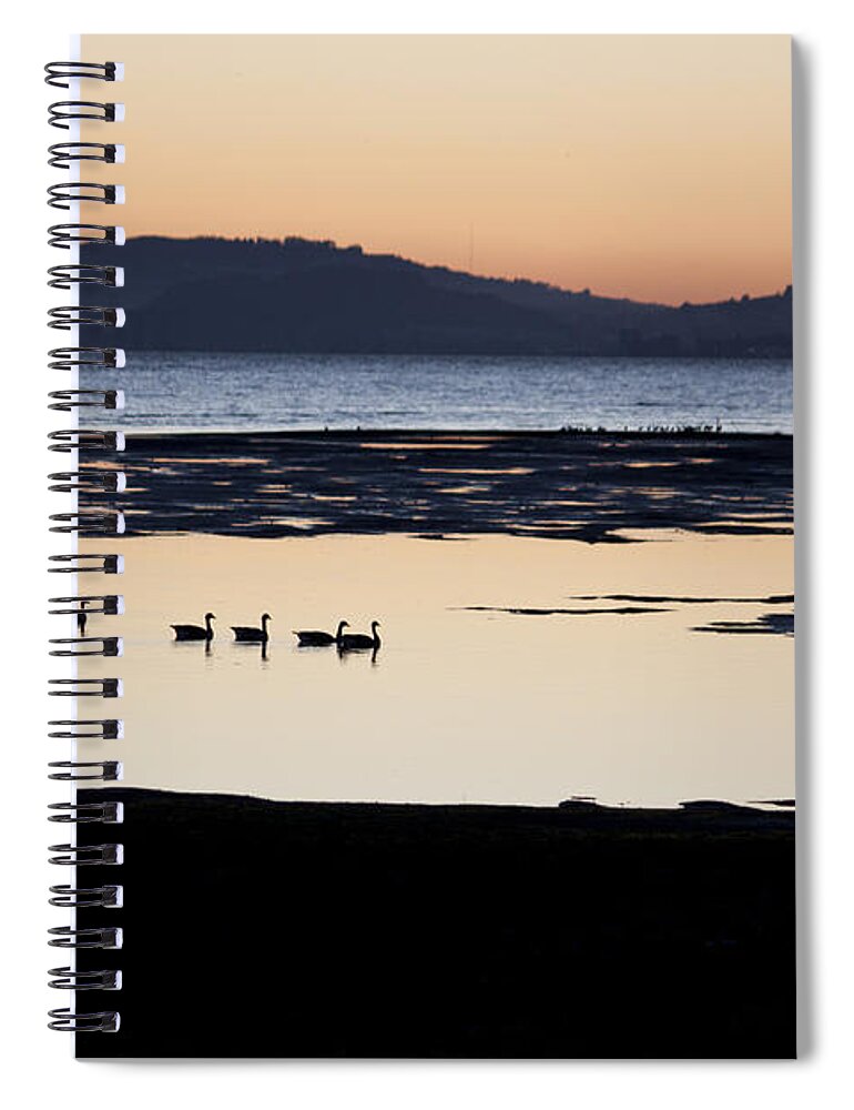 Photograph Spiral Notebook featuring the photograph San Francisco Bay by Suzanne Gaff