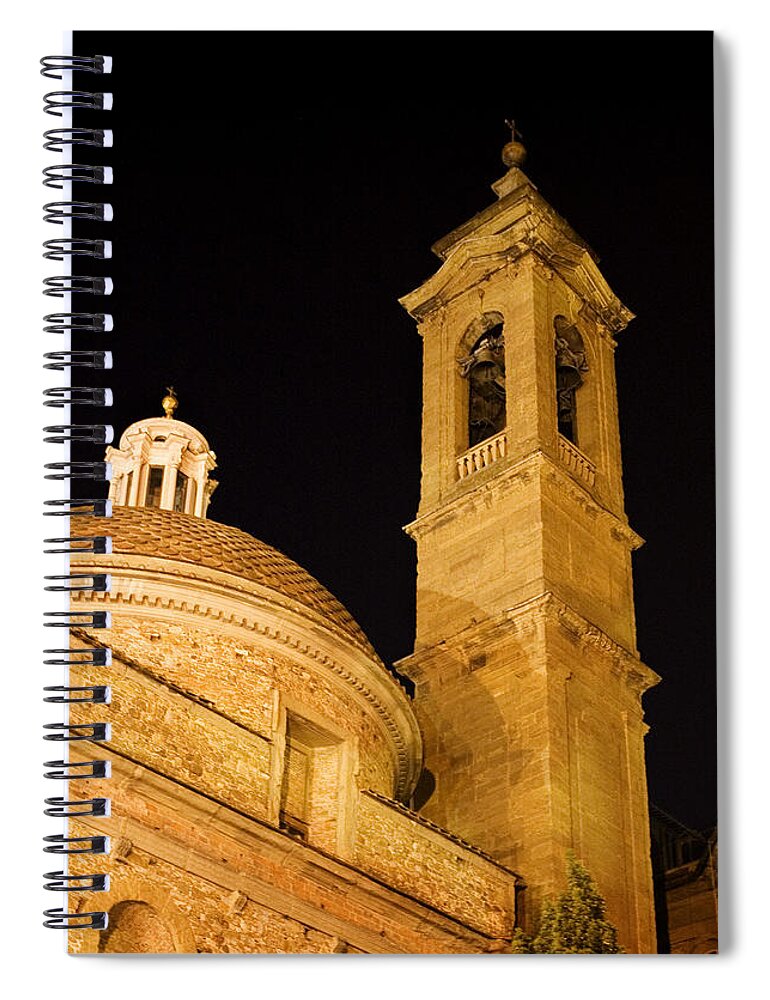 Architecture Spiral Notebook featuring the photograph San Lorenzo Church Florence Italy by Marilyn Hunt
