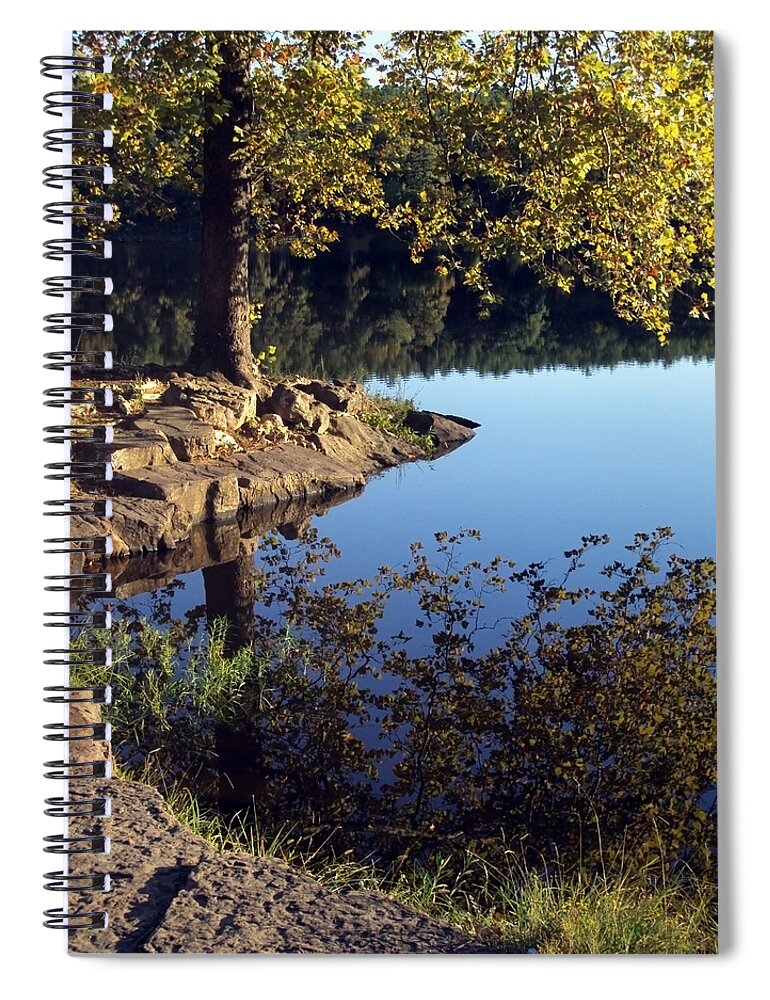 Landscape Spiral Notebook featuring the photograph Sanctuary by Angelina Tamez