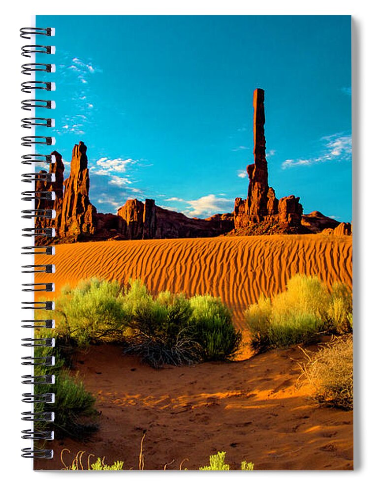 Sand Dune Spiral Notebook featuring the photograph Sand Dune by Mark Jackson